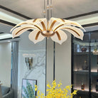 Modern Led Night Primrose Petals Ceiling Chandelier - Minimalist Elegance For Living Dining And