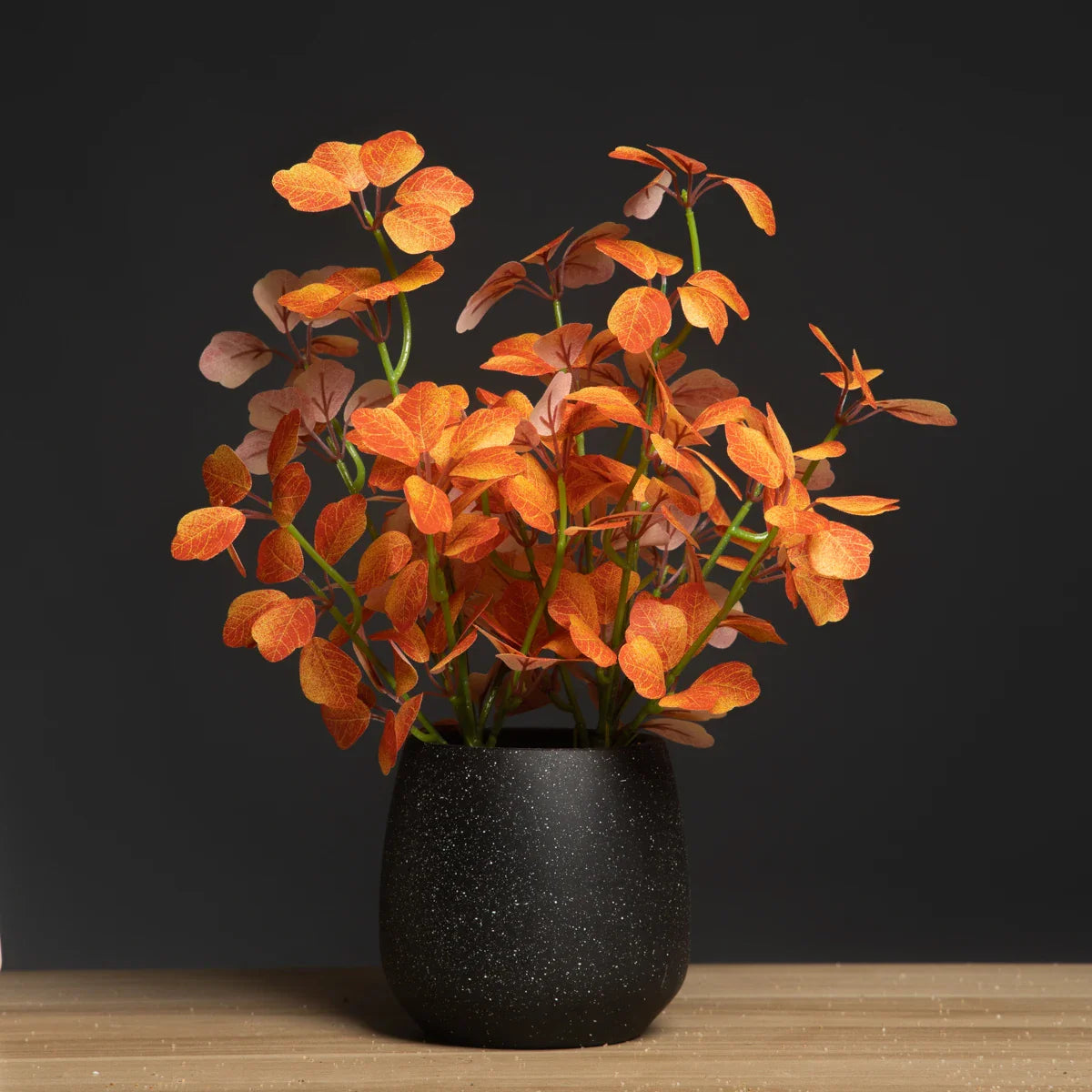 Dlight Decor 33cm Four Leaf Clover Plant with Bell Tree Leaves for Home and Party Decor