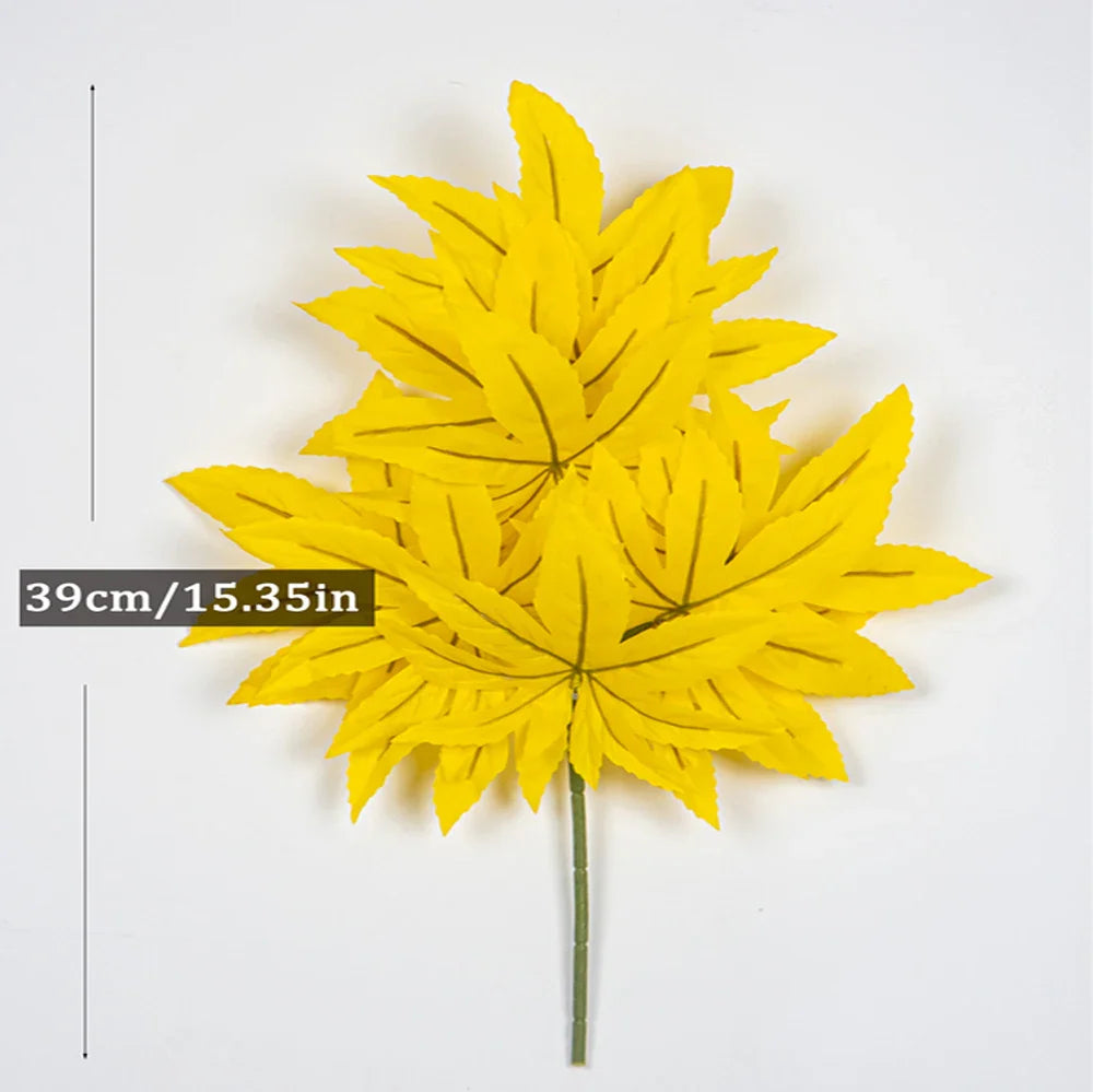 Dlight Decor 43cm Autumn Maple Leaf Branch for Fall Display