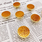 Brass and Red Copper Hammered Cabinet Knob – Modern Kitchen Drawer and Dresser Pull Handle Knob