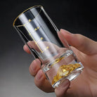 Dlight Decor Golden Line Brandy Glass Set 100ml x6 100ml / 6pcs Glass