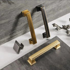 Light Luxury Bronze Cabinet Handles - Modern Drawer Pulls for Wardrobe and Kitchen Furniture Handles