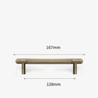 Bronze Cabinet Handles – Antique Furniture Pulls for Wardrobe Vintage Drawer and Cupboard 167mm Handles
