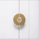 Solid Brass Acrylic Cabinet Handles and Knobs – Elegant Pulls for Drawers Dressers and Bathroom Furniture Knobs