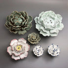 Handmade Ceramic Flower Knobs – Creative Cabinet and Drawer Knobs for Furniture Accessories Knobs