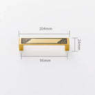 Antique Style Brass Furniture Handles – Vintage Cabinet Wardrobe and Drawer Knobs gold 104mm Handles