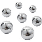 Chrome Brass Ball Knobs – Modern Silver Cabinet Pulls for Drawers and Furniture (20/25/30mm) knob