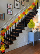 Dlight Decor 200cm Fall Maple Leaf Garland for Autumn and Halloween Decor