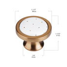 Pearl White Ceramic Cabinet Handles – Elegant Knobs for Wardrobes Drawers and Kitchen Furniture 257 Handles