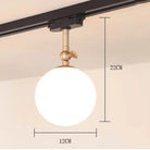 10W Nordic LED Track Light with G9 Glass Globe for Ceiling Spotlights ceiling light