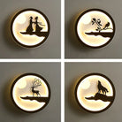 Dlight Decor Nordic Character Glow Wall Lamp Wall Art