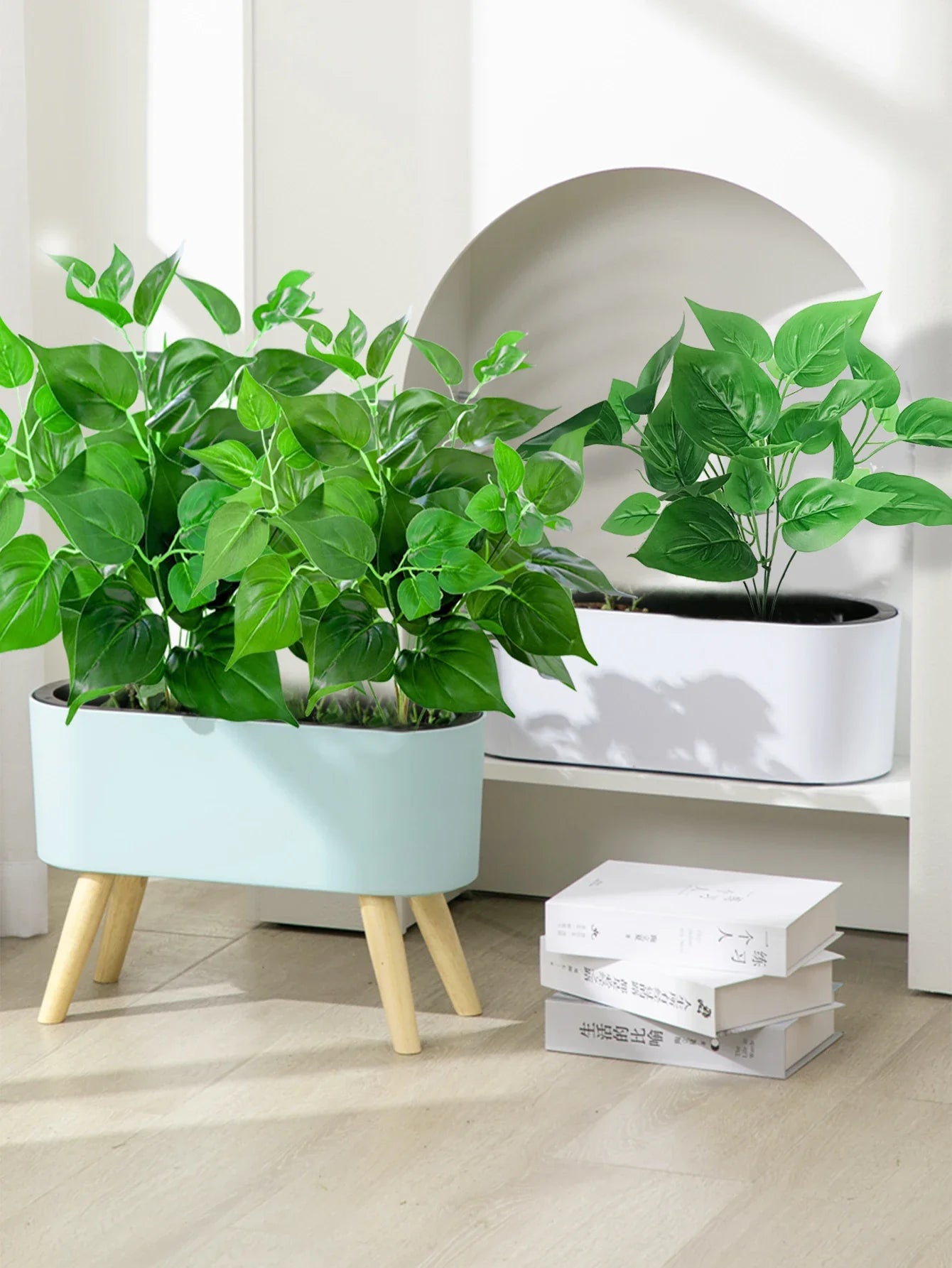 Dlight Decor 50cm Scindapsus Green Plant for Indoor Floor Display
