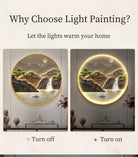 Dlight Decor Luxury Glow Round Wall Light for Interiors Wall Art