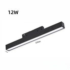 LED Embedded Magnetic Track Light - 6W/12W/18W/24W Folding Grille Spotlight 12W Floodlight / Cool white 6000K / CHINA