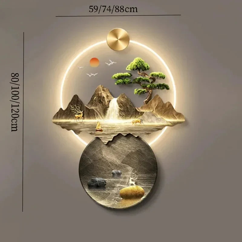 Dlight Decor 3D Wall Painting Light for Hallway Art Wall Art