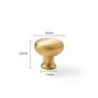 New Brass Cabinet Handles – Modern T-Bar Pulls and Drawer Knobs for Kitchen and Wardrobe 20mm knobs Handles