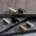 Luxury Zinc Alloy Cabinet Handles - Modern Drawer Pulls for Wardrobes Closets and Furniture Handles
