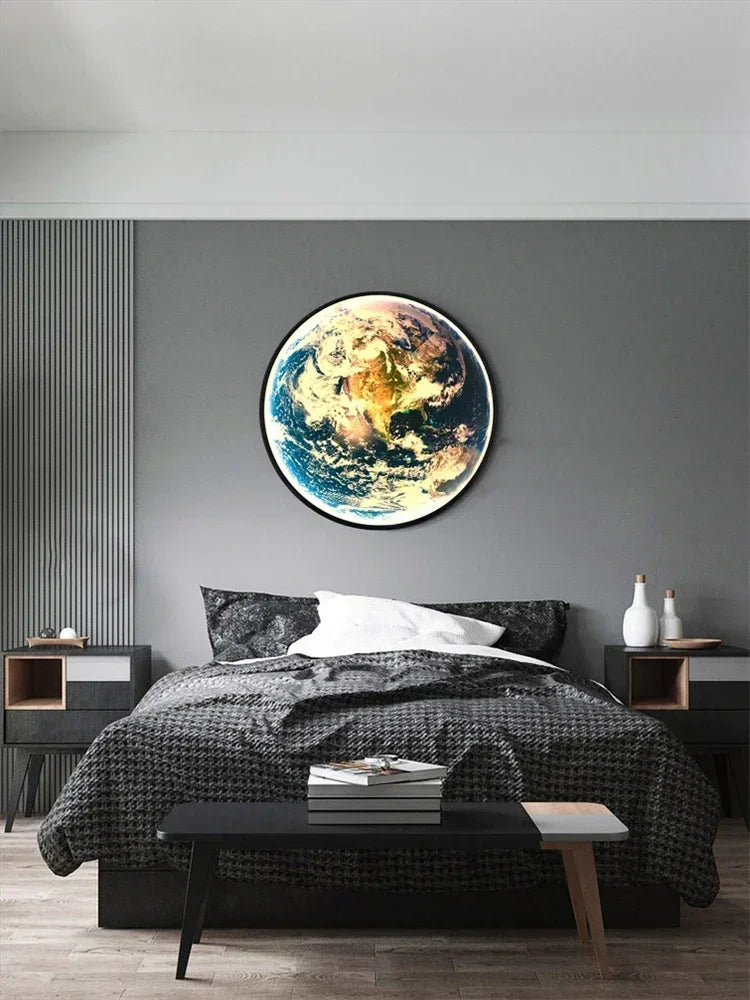 Dlight Decor Planet Mural Wall Light for Interiors Wall Art