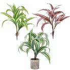 Dlight Decor 43cm Dracaena Air Grass Branch with Bamboo Leaves for Desktop Decor