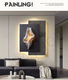 Dlight Decor Crystal Porcelain LED Wall Mural Light Wall Art