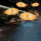 Hand - Woven Rattan Fish - Shaped Pendant Light - Artful Decorative Lighting For Home And
