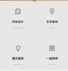 Dlight Decor Wealth Landscape Wall Lamp Mural Wall Art