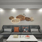 Dlight Decor 3D Nine Fish Wall Lamp Mural Art Wall Art