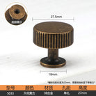 Antique Bronze Cupboard Door Handles – Retro Furniture Pulls 5033 single hole