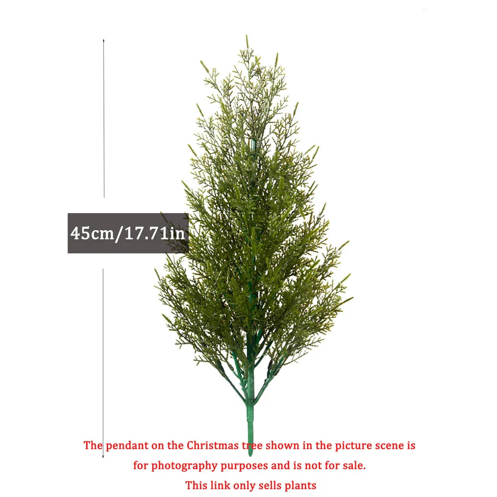 Dlight Decor 50cm Christmas Pine Tree with Realistic Cedar Branch M 45cm