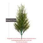Dlight Decor 50cm Christmas Pine Tree with Realistic Cedar Branch M 45cm
