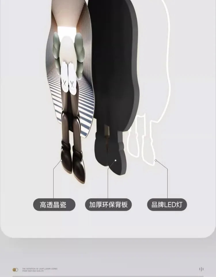 Dlight Decor Nordic Clock Wall Art for Modern Homes Wall Art