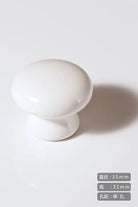 Cartoon Ceramic Cabinet Handles – Single Hole Circular Knobs for Children’s Room Furniture white Knobs