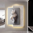 Dlight Decor Crystal Porcelain LED Wall Mural Light Wall Art
