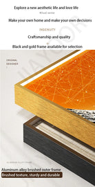 Dlight Decor Artistic Wood Crystal Wall Glow Light Wall Art