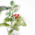 Dlight Decor 180cm Christmas Vine with Pine Leaves and Red Berries