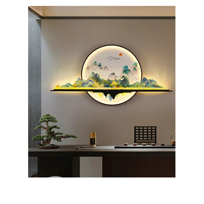 Dlight Decor Artistic Landscape Wall Glow Lamp Wall Art