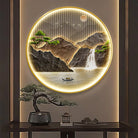 Dlight Decor Luxury Glow Round Wall Light for Interiors Wall Art