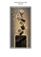 Dlight Decor Crystal Wall Art Glow Lamp for Interiors Wall Art