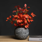 Dlight Decor 33cm Four Leaf Clover Plant with Bell Tree Leaves for Home and Party Decor