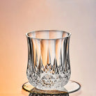 Dlight Decor 4pc Diamond Cut Glass Set 215ml Clear 215ml / 4pcs Cocktail Glasses