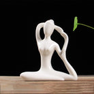 Ceramic Yoga Pose Figurine – Abstract Lady Sculpture in 12 Styles for Home & Studio Decor Homedecor