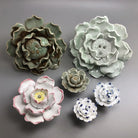 Handmade Ceramic Flower Knobs – Creative Cabinet and Drawer Knobs for Furniture Accessories Knobs