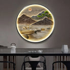 Dlight Decor Luxury Glow Round Wall Light for Interiors Wall Art