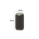 Solid Bronze Cabinet Handles – Antique Brass Wardrobe Bars and Drawer Pulls (20mm-500mm) 20mm diameter knob Handles