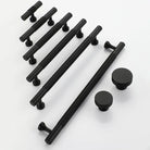 Brass Handles – Gold Black Antique Cabinet Bar Handles and Drawer Knobs for Furniture TB9022-Black / TB9022-XT Handles