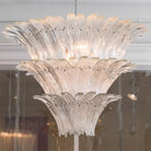Odette French Vintage Murano Glass LED Chandelier for Living Room & Staircase