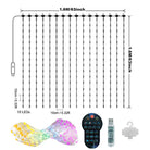 APP Controlled 16 Million Colors RGB LED Curtain Lights Holiday Party Decoration holiday lighting