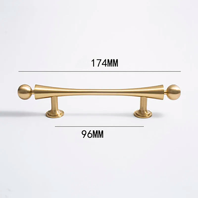 Gold Brass Cabinet Handles – Furniture Bar Pulls and Wardrobe Knobs for Kitchen Doors TS2011-174 Handles