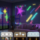 APP Controlled 16 Million Colors RGB LED Curtain Lights Holiday Party Decoration holiday lighting