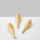 Golden Leaf Drawer Handles - Zinc Alloy Light Luxury Cabinet Knobs for Furniture Handles